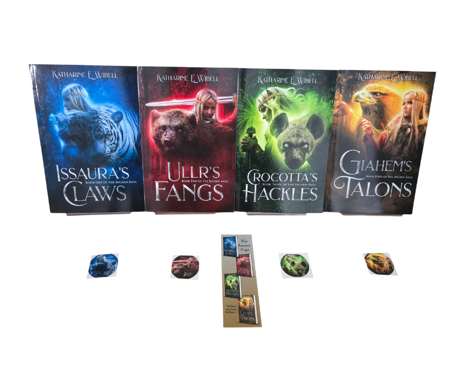 Print Formats - The Incarn Saga Series Basic Book Box Bundle